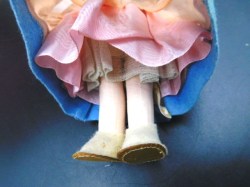 italy pink felt slip